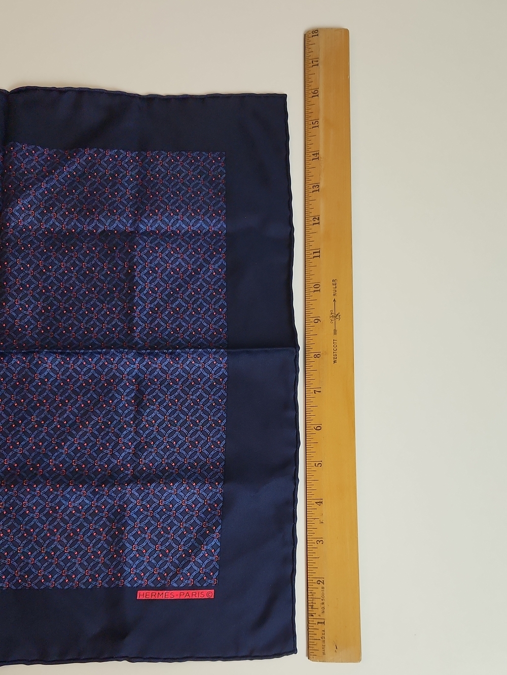 Hermès Vintage Silk Pocket Square - Picture 5 of 5